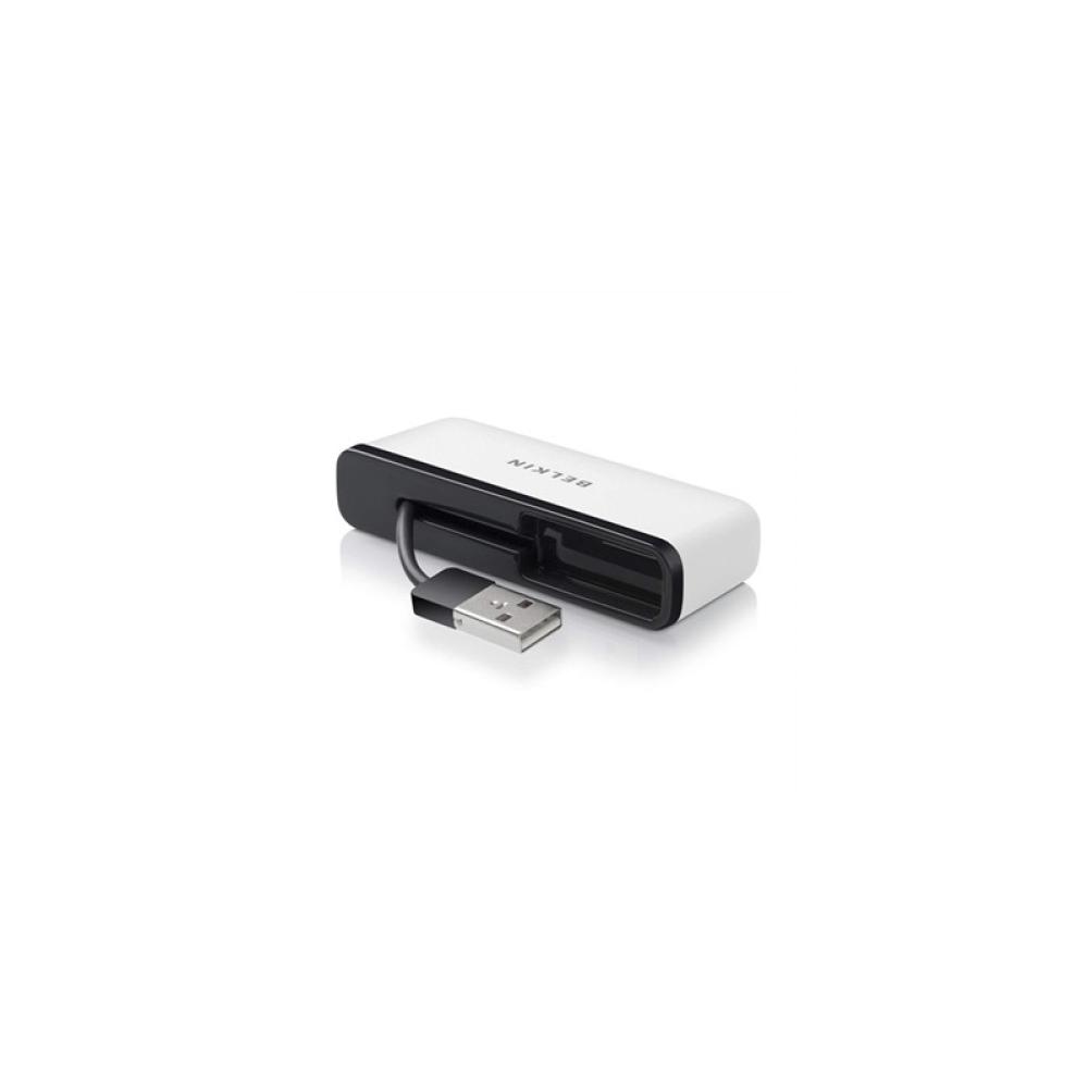 Belkin - F4U021BT hub de interfaz 480 Mbit/s Negro, Blanco