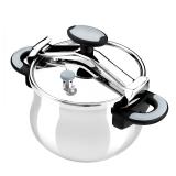 BRA - A185501 olla a presión 4,5 L Plata