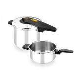 BRA - A185705 olla a presión 11 L Negro, Plata