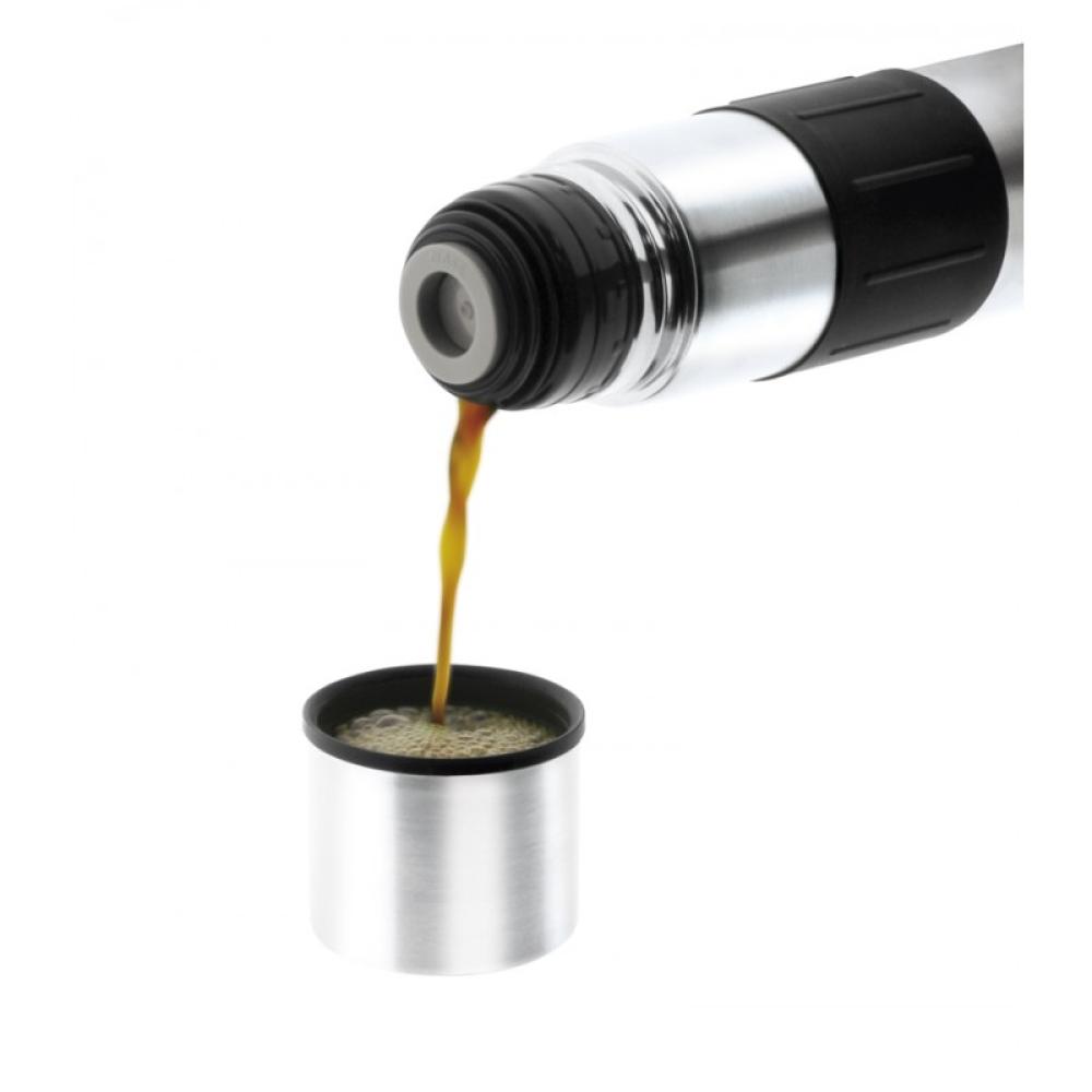 JATA - MOD. 838 termo 1 L Negro, Acero inoxidable