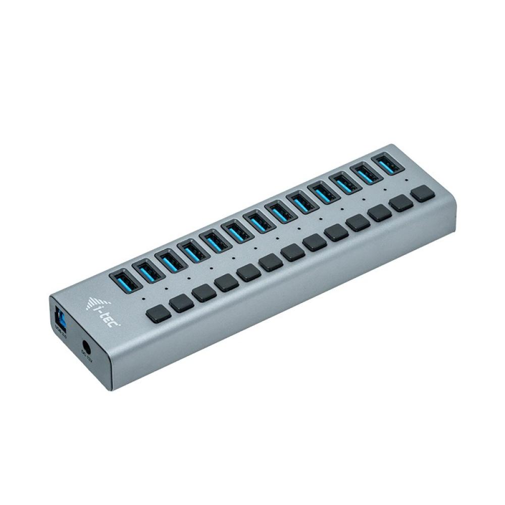 i-tec - USB 3.0 Charging HUB 13port + Power Adapter 60 W