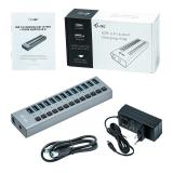 i-tec - USB 3.0 Charging HUB 13port + Power Adapter 60 W