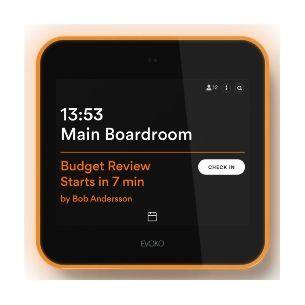 Biamp - Evoko Liso 20,3 cm (8") 802.11a, 802.11b, 802.11g, Wi-Fi 4 (802.11n) Negro