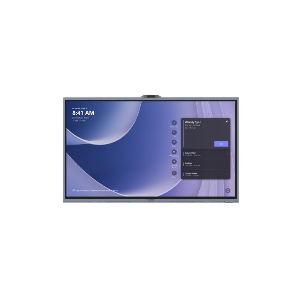 MAXHUB - XBoard V7 Series 190,5 cm (75") 3840 x 2160 Pixeles VA Wi-Fi 6 (802.11ax) Negro Bluetooth
