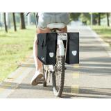 Mobilis - 070002 bolsa para bicicletas y cesta Parte trasera Bolsa de bicicletas 30 L Poliéster Negro