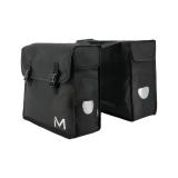 Mobilis - 070002 bolsa para bicicletas y cesta Parte trasera Bolsa de bicicletas 30 L Poliéster Negro