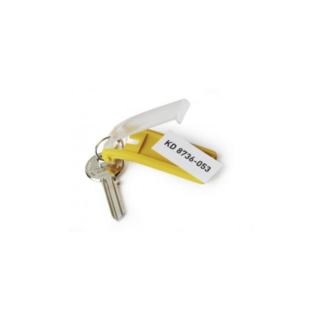 Durable - Key Clip Amarillo 6 pieza(s)