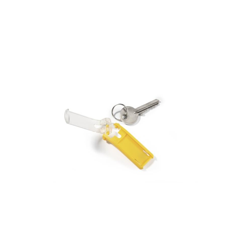 Durable - Key Clip Amarillo 6 pieza(s)