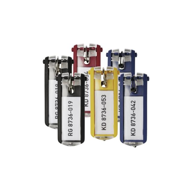 Durable - Key Clip Amarillo 6 pieza(s)