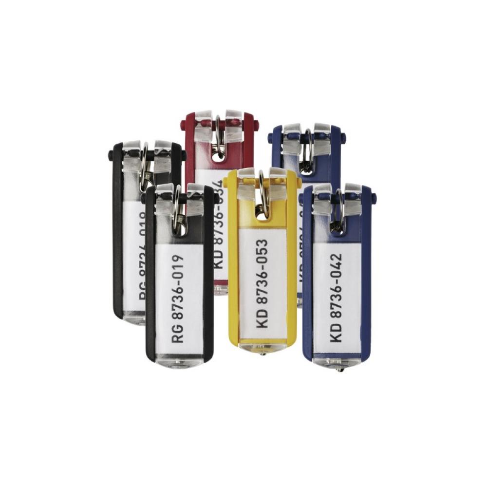 Durable - Key Clip Amarillo 6 pieza(s)