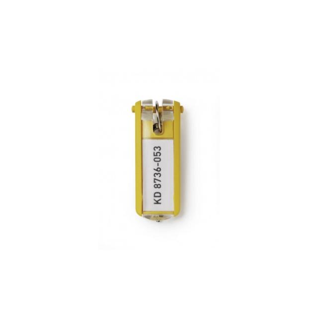 Durable - Key Clip Amarillo 6 pieza(s)
