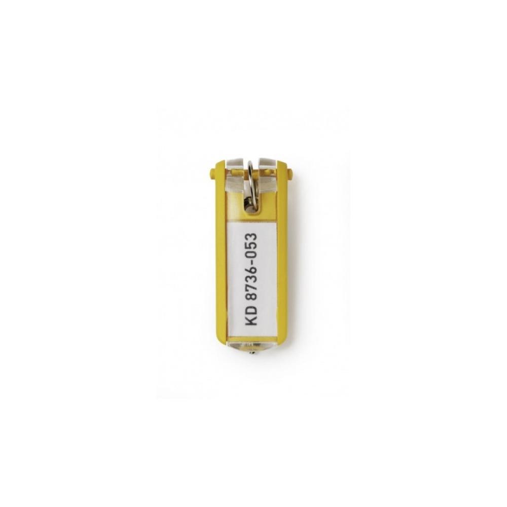 Durable - Key Clip Amarillo 6 pieza(s)