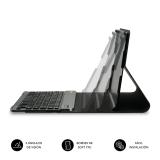SUBBLIM - SUBKT3-BTS070 funda para tablet 27,9 cm (11") Libro Negro