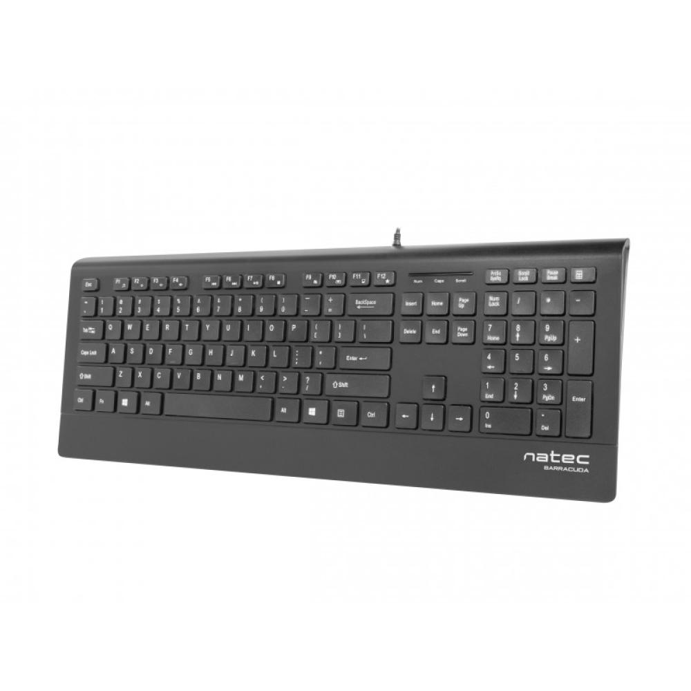 NATEC - Barracuda teclado Universal USB QWERTY Español Negro