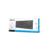 NATEC - Barracuda teclado Universal USB QWERTY Español Negro
