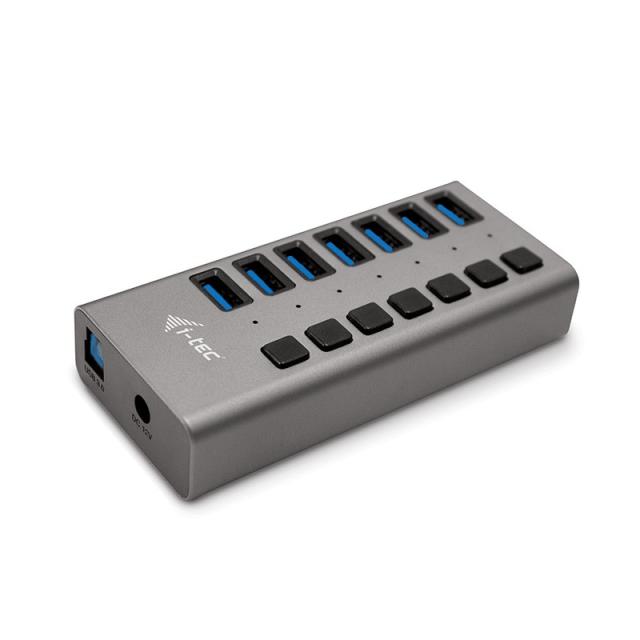 i-tec - USB 3.0 Charging HUB 7port + Power Adapter 36 W