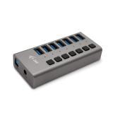 i-tec - USB 3.0 Charging HUB 7port + Power Adapter 36 W