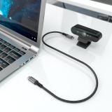 AISENS - Cable USB4 Gen3x2 Aluminio 40Gbps 8K@60Hz 5A 48V 240W E-Mark, Tipo USB-C/M-USB-C/M, Negro, 0.5M - A156-0993