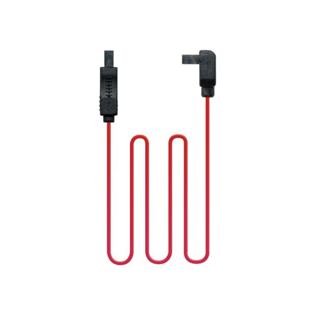 Nanocable - 10.18.0202-OEM cable de SATA 0,5 m Negro, Rojo