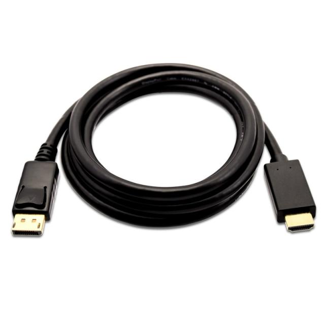 V7 - Mini DisplayPort macho a HDMI macho, 2 metros, unidireccional desde DisplayPort color negro, máxima resolución de vídeo de