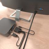 AISENS - Cable Conversor SVGA+Audio a HDMI, SVGA/M+Jack 3.5/M+USB-A/M-HDMI A/M, Negro, 2.0m