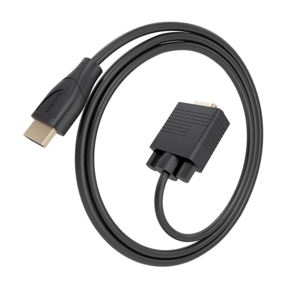 AISENS - Cable Conversor HDMI a SVGA, HDMI A/M-SVGA/M, Negro, 1.5m