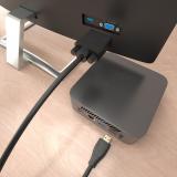 AISENS - Cable Conversor HDMI a SVGA, HDMI A/M-SVGA/M, Negro, 1.5m