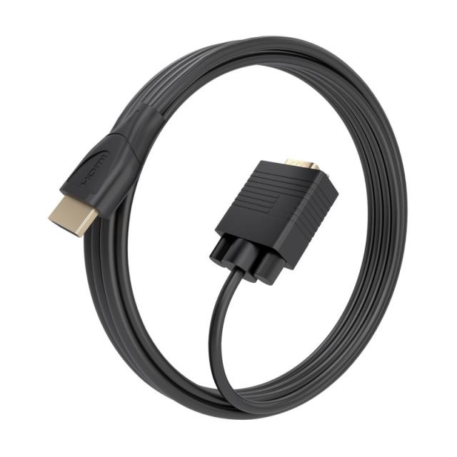 AISENS - Cable Conversor HDMI a SVGA, HDMI A/M-SVGA/M, Negro, 2.0m
