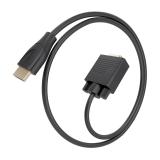 AISENS - Cable Conversor HDMI a SVGA, HDMI A/M-SVGA/M, Negro, 1.0m