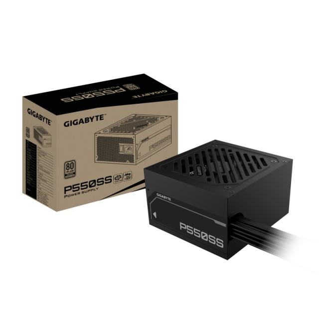 GIGABYTE - P550SS unidad de fuente de alimentación 550 W 20+4 pin ATX ATX Negro