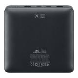 Rivacase - Turbo Polímero de litio 25800 mAh Negro