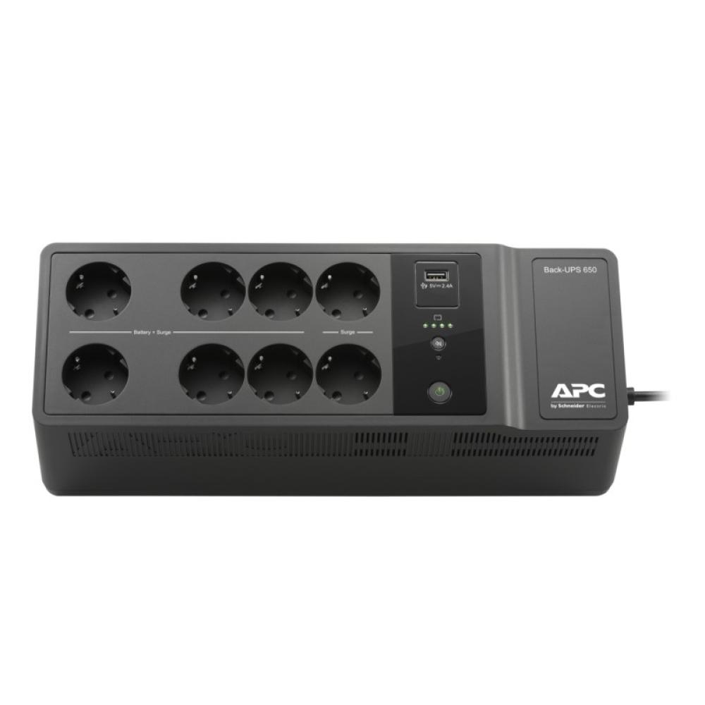 APC - BE650G2-SP sistema de alimentación ininterrumpida (UPS) En espera (Fuera de línea) o Standby (Offline) 0,65 kVA 400 W 8 sa