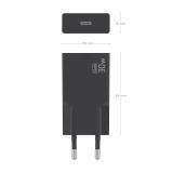 AISENS - Cargador Ultra Delgado GaN 30W, 1xUSB-C PD3.0, Negro