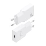 AISENS - Cargador Ultra Delgado GaN 20W, 1xUSB-C PD3.0, Blanco
