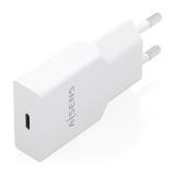 AISENS - Cargador Ultra Delgado GaN 20W, 1xUSB-C PD3.0, Blanco