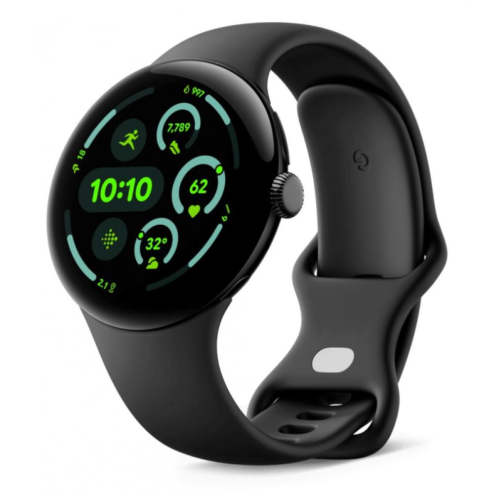 Google - Pixel Watch 3 AMOLED 45 mm Digital Pantalla táctil Negro Wifi GPS (satélite)