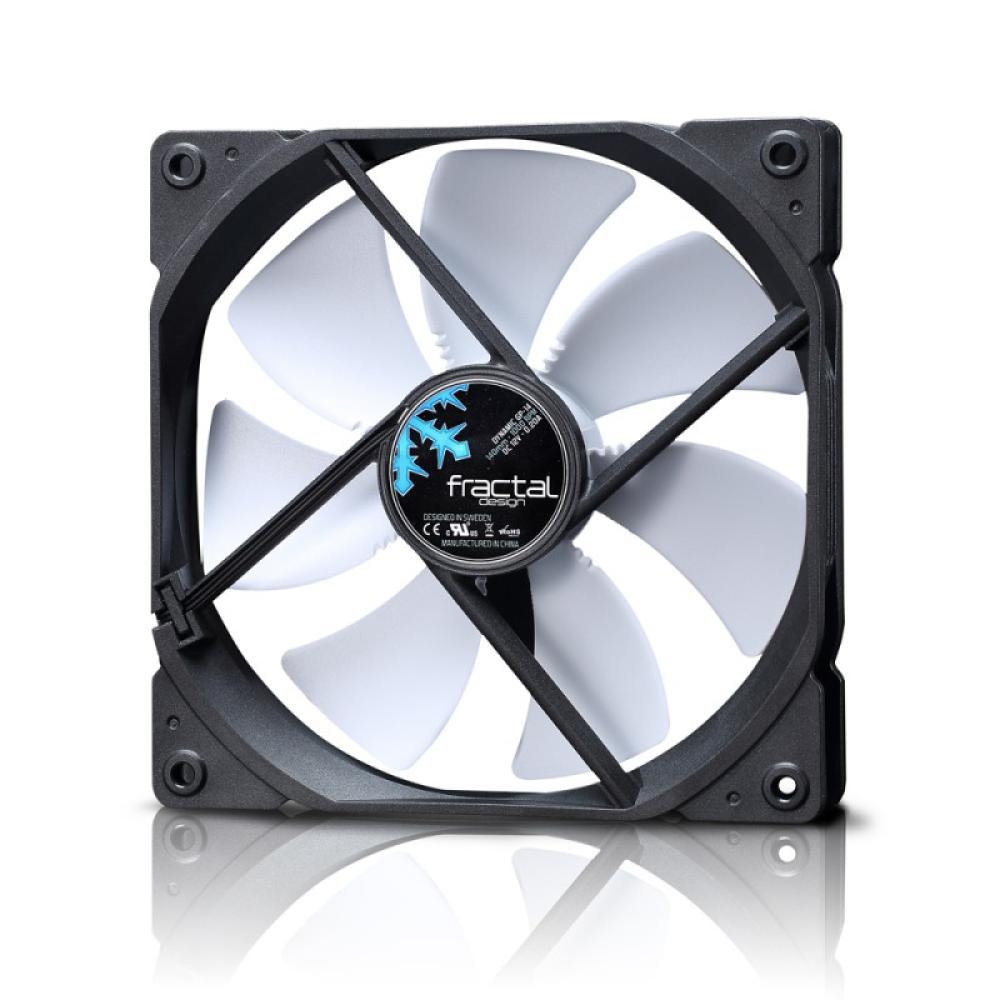 Fractal Design - FD-FAN-DYN-GP14-WT sistema de refrigeración para ordenador Carcasa del ordenador Ventilador 14 cm Negro, Blanco