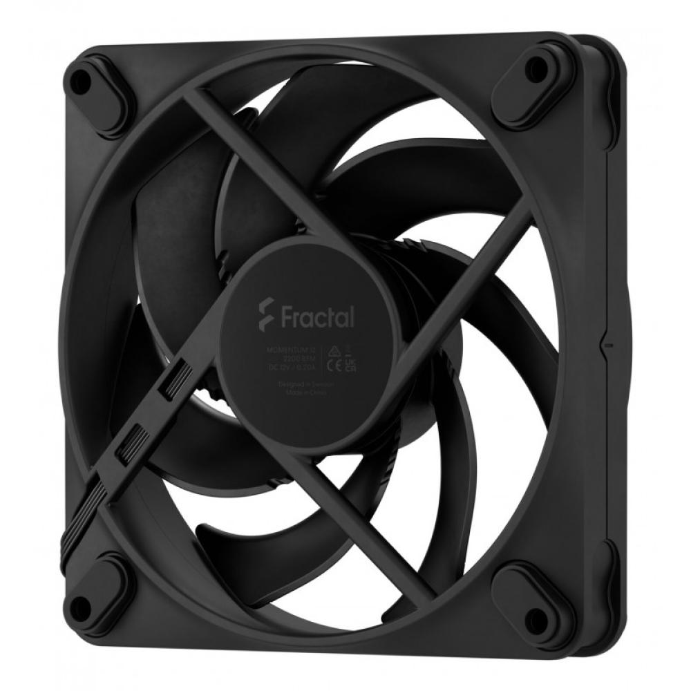 Fractal Design - Momentum 12 Carcasa del ordenador Ventilador 12 cm Negro 1 pieza(s)