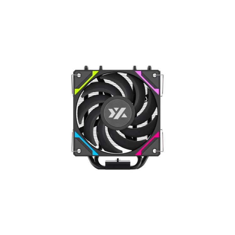 XYZ - THERMAX 4, DISIPADOR CPU,4 HEATPIPES, VENTILADOR VORTEX ALTO RENDIMIENTO, 120MM, NEGRO