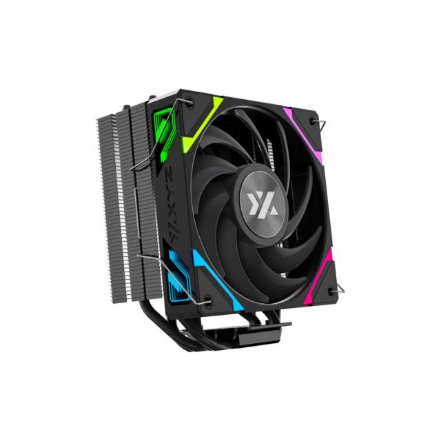 XYZ - THERMAX 4, DISIPADOR CPU,4 HEATPIPES, VENTILADOR VORTEX ALTO RENDIMIENTO, 120MM, NEGRO