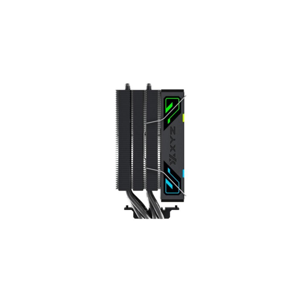XYZ - THERMAX 4, DISIPADOR CPU,4 HEATPIPES, VENTILADOR VORTEX ALTO RENDIMIENTO, 120MM, NEGRO