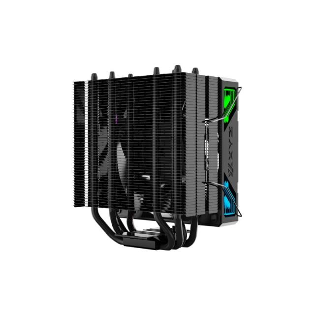 XYZ - THERMAX 4, DISIPADOR CPU,4 HEATPIPES, VENTILADOR VORTEX ALTO RENDIMIENTO, 120MM, NEGRO