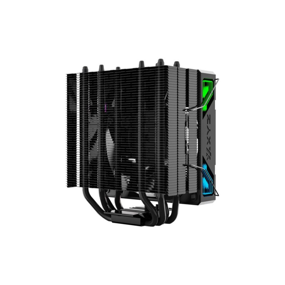 XYZ - THERMAX 4, DISIPADOR CPU,4 HEATPIPES, VENTILADOR VORTEX ALTO RENDIMIENTO, 120MM, NEGRO