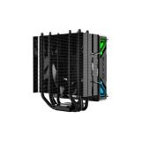 XYZ - THERMAX 4, DISIPADOR CPU,4 HEATPIPES, VENTILADOR VORTEX ALTO RENDIMIENTO, 120MM, NEGRO