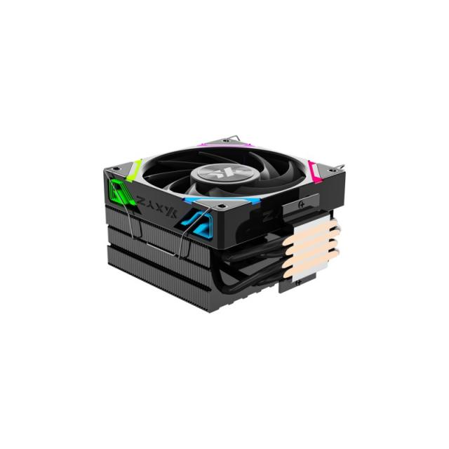 XYZ - THERMAX 4, DISIPADOR CPU,4 HEATPIPES, VENTILADOR VORTEX ALTO RENDIMIENTO, 120MM, NEGRO