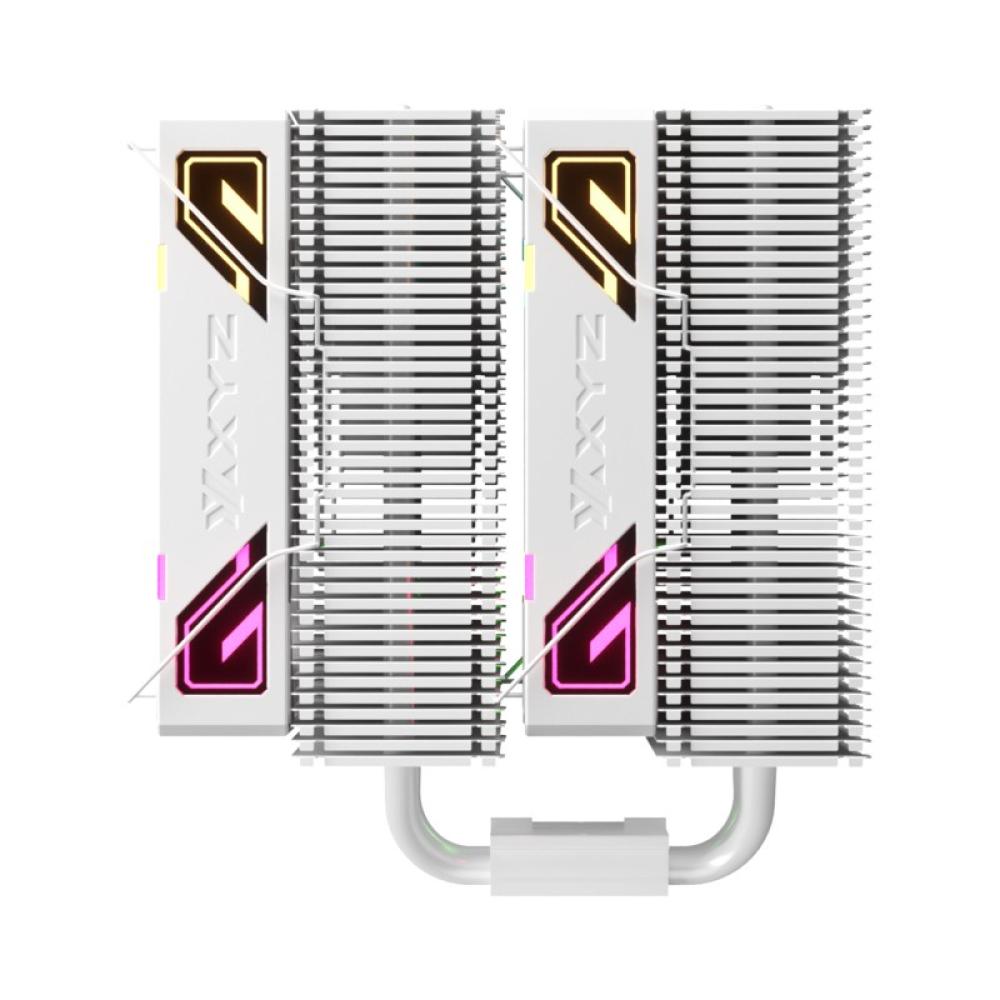 XYZ - THERMAX 6 DUO, DISIPADOR CPU,DUAL, VENTILADOR VORTEX ALTO RENDIMIENTO, 120MM, BLANCO