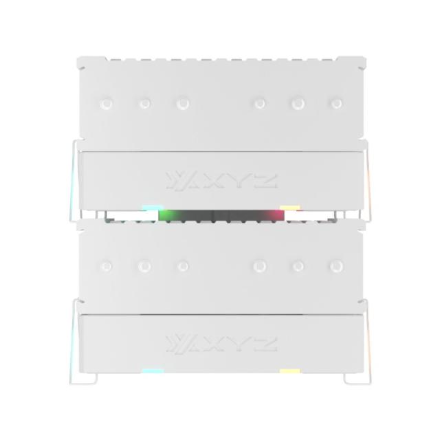 XYZ - THERMAX 6 DUO, DISIPADOR CPU,DUAL, VENTILADOR VORTEX ALTO RENDIMIENTO, 120MM, BLANCO