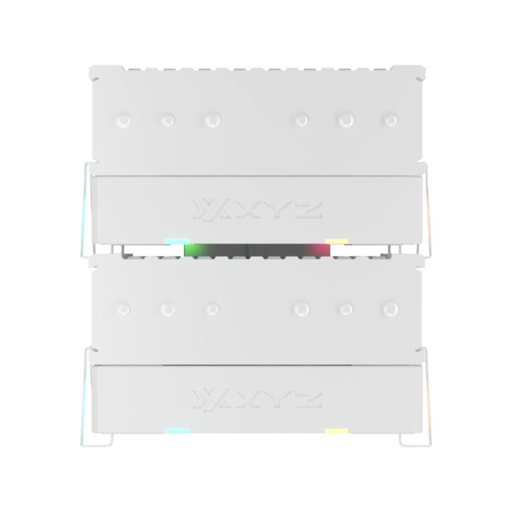 XYZ - THERMAX 6 DUO, DISIPADOR CPU,DUAL, VENTILADOR VORTEX ALTO RENDIMIENTO, 120MM, BLANCO