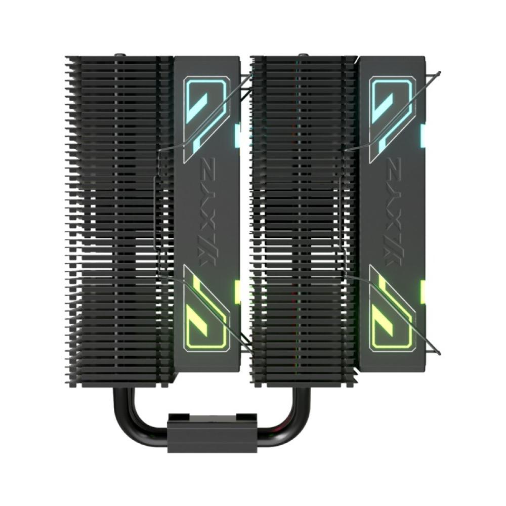 XYZ - THERMAX 6 DUO, DISIPADOR CPU,DUAL, VENTILADOR VORTEX ALTO RENDIMIENTO, 120MM, NEGRO