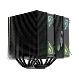 XYZ - THERMAX 6 DUO, DISIPADOR CPU,DUAL, VENTILADOR VORTEX ALTO RENDIMIENTO, 120MM, NEGRO